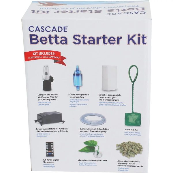 Penn-Plax Cascade Betta Fish Aquarium Starter Kit Fashion - Image 2